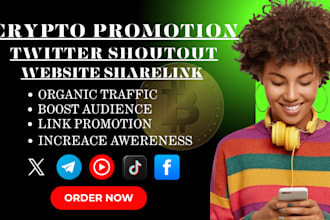 promote share link website shoutout to 150m yt,app,twitter,fb,crypto,nft users