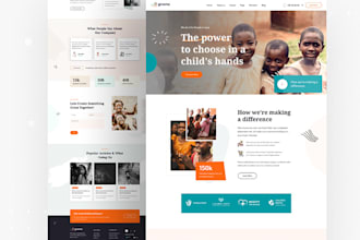 build fundraising, church, nonprofit website design with wordpress