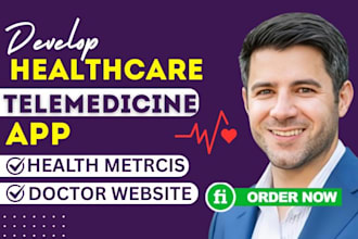 develop hipaa healthtech, ai healthcare, telemedicine app, doctor, patient app