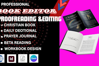 edit format beta read christian book, devotionals prayer journal workbook design