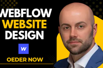 webflow website design webflow landing page design develop webflow website