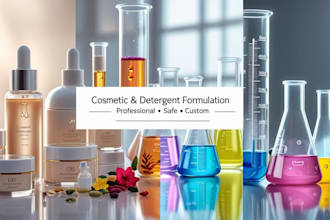 be your expert detergent and cosmetic chemist
