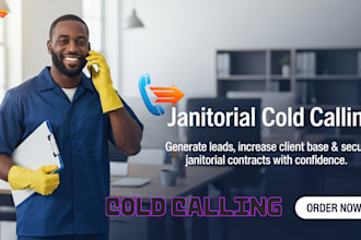 do janitorial cold calling lead generation, appointment setting skip tracing