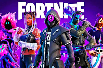 promote fortnite map,fortnite player,fortnite venom cup,live streamer and viewer