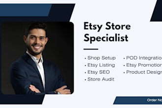 design eye catching etsy mockups and banners for digital and pod products