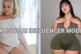 ai influencer ai model ai ai instagram social media realistic ai