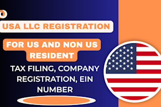 open US llc for non US resident, ein, llc dissolution