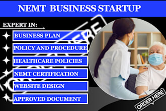 write nemt, medical enrollment credentialing, , procedure, and daycare, sops
