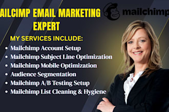 optimize your mailchimp open rate, click through rate, and response rate
