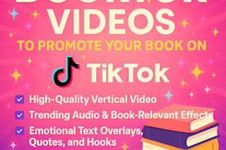 create viral aesthetic booktok videos to promote your book on tiktok