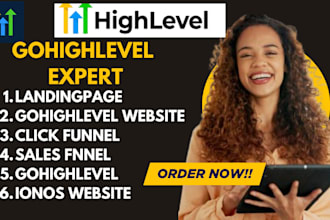gohighlevel landing page gohighlevel sales funnel gohighlevel website ghl expert
