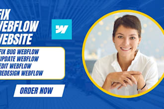 fix webflow edit webflow update webflow fix bug webflow redesign webflow website