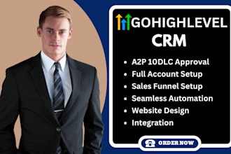gohighlevel landing page funnel virtual assistant chat bot a2p 10dlc twilio saas