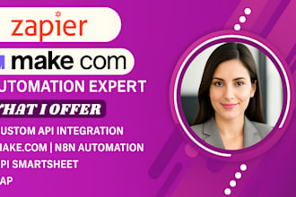 develop custom zapier api integration make com n8n automation api smartsheet zap