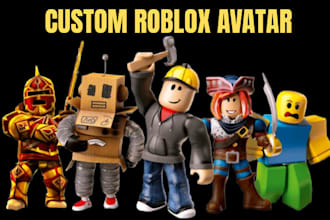create roblox avatar, game accessories, clothing, character hair in r15,r6 style