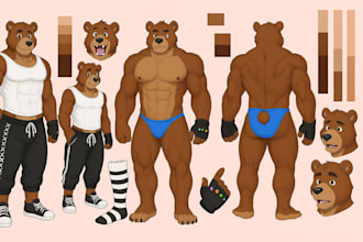 draw furry reference sheet furry fursona avatar furry oc furry nsfw sfw fursuit