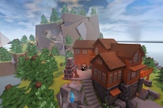 do realistic or cartoon roblox map or roblox vfx, roblox ui, roblox scripting