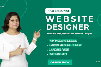 do wix website design or redesign wix website or wix studio website