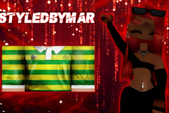 design roblox clothing for you