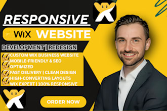 build a professional, responsive wix website that drives results