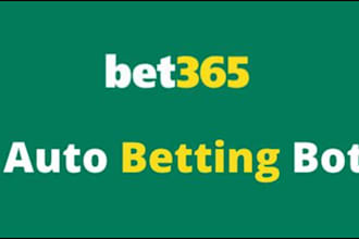 develop automated bet bot,bet365 bot, betfair bot, aviator bot, crypto bet bot