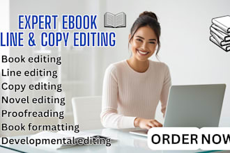 copy edit, line edit, proofread book format for fiction, fantasy, chidren book