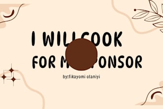 cook for my sponsor