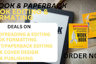 edit and proofread your kindle ebook or KDP amazon manuscript like a pro