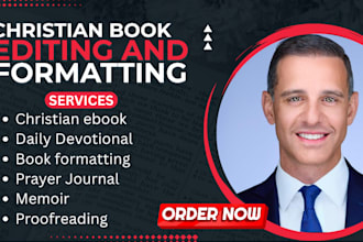 copyedit, format, proofread christian ebook, journal, daily devotional memoir