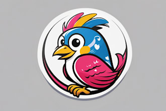 do bird mascot logo in 2 days