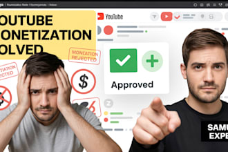 fix your youtube monetization and adsense issues professional  fast
