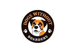 design popular dogs without boarders logo