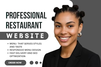 build a restaurant website with online ordering
