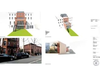 create city permit blueprints for house, deck, shed, patio, and adu