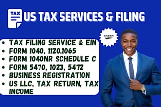 file form 1065 1040nr 5470 1023 5472 tax return ein US corporate business llc