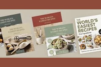 design a professional canva cookbook custom recipe ebook printable meal planner
