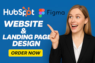 build hubspot website, landing page, and convert figma to hubspot cms