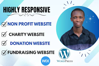 non profit website for charity, donation, fundraising, crowdfunding and ngo