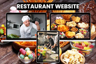 design restaurant, online ordering, and other websites using wordpress