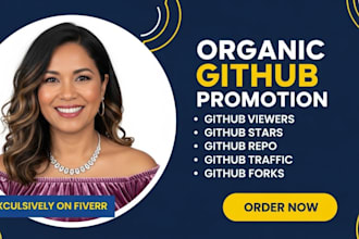 promote your github repository for organic growth