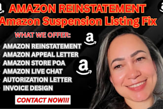 do amazon reinstatement poa amazon section 3 suspension appeal letter compliant