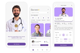 build healthcare app, telemedicine app, ai pharmacy app, doctor app, booking app