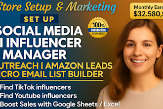 be social media ai influencer manager outreach amazon leads micro email list