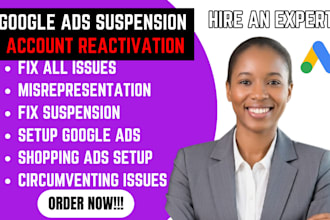 fix google ads account suspension and circumventing system policy suspension
