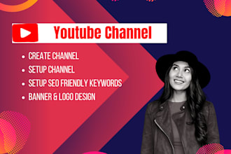 create and set up your youtube channel with SEO