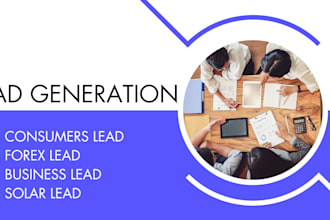 provide fresh and quality forex leads, consumers leads, business and solar leads
