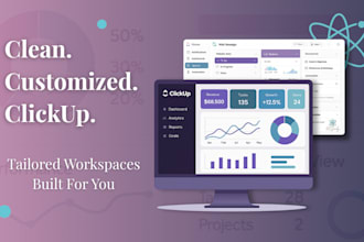 build a premium clickup space for you