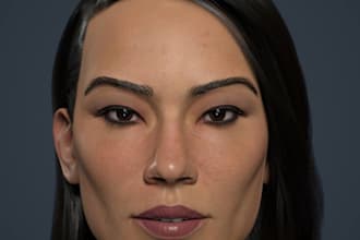 model aaa realistic 3d character modeling 3d metahuman character daz3d model ue5