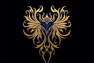 design logo designer anime, fantasy