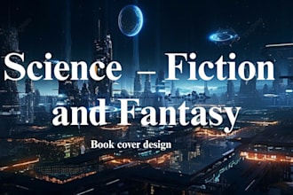 create your science fiction or fantasy book cover design